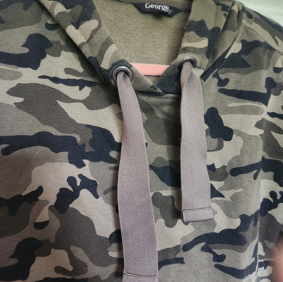 George  Plus Women's Printed Hooded Dress Size 1x - Picture 6 of 10